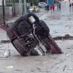 Imágenes exclusivas y devastadoras de las inundaciones de Comodoro Rivadavia
