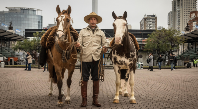 Gato y Mancha: los caballos criollos que lograron una hazaña única, también tienen su homenaje en la Rural