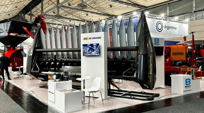 Brilla en Agritechnica: la pyme de Armstrong que busca hacerse “grande” con sus cabezales girasoleros