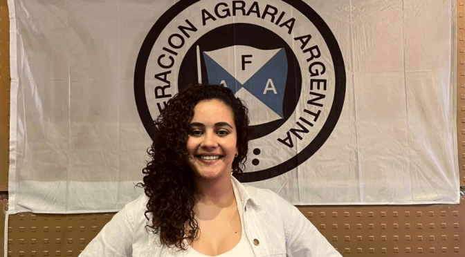 Lucero, la joven federada que sueña con crear por ley un programa de viviendas rurales para jóvenes