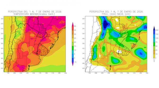 Tras la ola de calor, el 2026 comenzará con nuevas lluvias y de variada intensidad