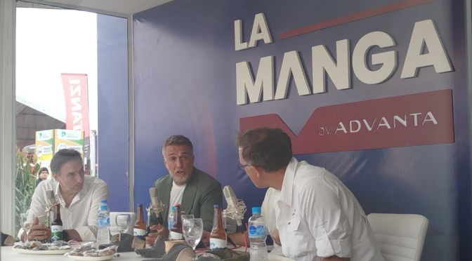 El mensaje de Gabriel Batistuta a los productores, en Expoagro: “No dejen nada por intentar”