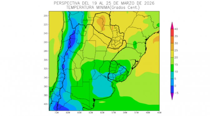 “Marcado descenso térmico”: el inicio del otoño podría traer las primeras heladas a la zona núcleo