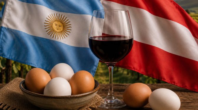 Los rivales del Mundial y el agro: en Austria, algunos alimentos argentinos juegan de locales