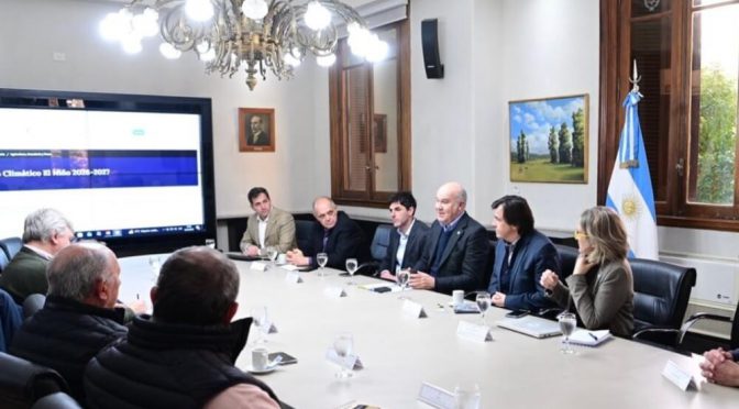 Plan de coordinación: el Gobierno le presentó a la Mesa de Enlace las medidas para prevenir El Niño